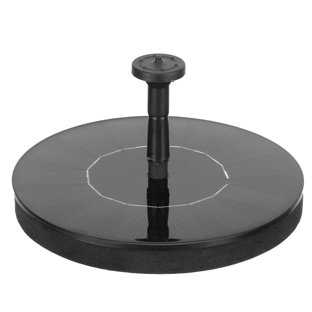 Solar-Powered Floating Water Fountain Set for Outdoor Use – 4 Spray Patterns, 1W Monocrystalline Silicon Panel, 210L/H Flow Rate, 60cm Max Height – Ideal for Bird Baths, Ponds, Garden Decor, Easy
