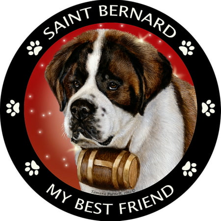 St. Bernard My Best Friend Magnet