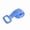 1pc-blue, variant on Silicone Back Scrubber Belt, Double Sided Shower Body Brush | Extended Strap With Gripping Handles, Dual Textured Surfaces, Quick Rinse Silicone