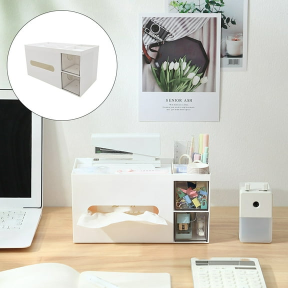 WHAMVOX  Storage Boxes with Lids Wet Wipes Dispenser Holder Office