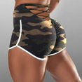 thumbnail image 2 of DHFJKG Yoga Shorts Women Workout Biker Compression Leggings Camo Print High Waisted Soft Gym Shorts Cozy Trousers, 2 of 6