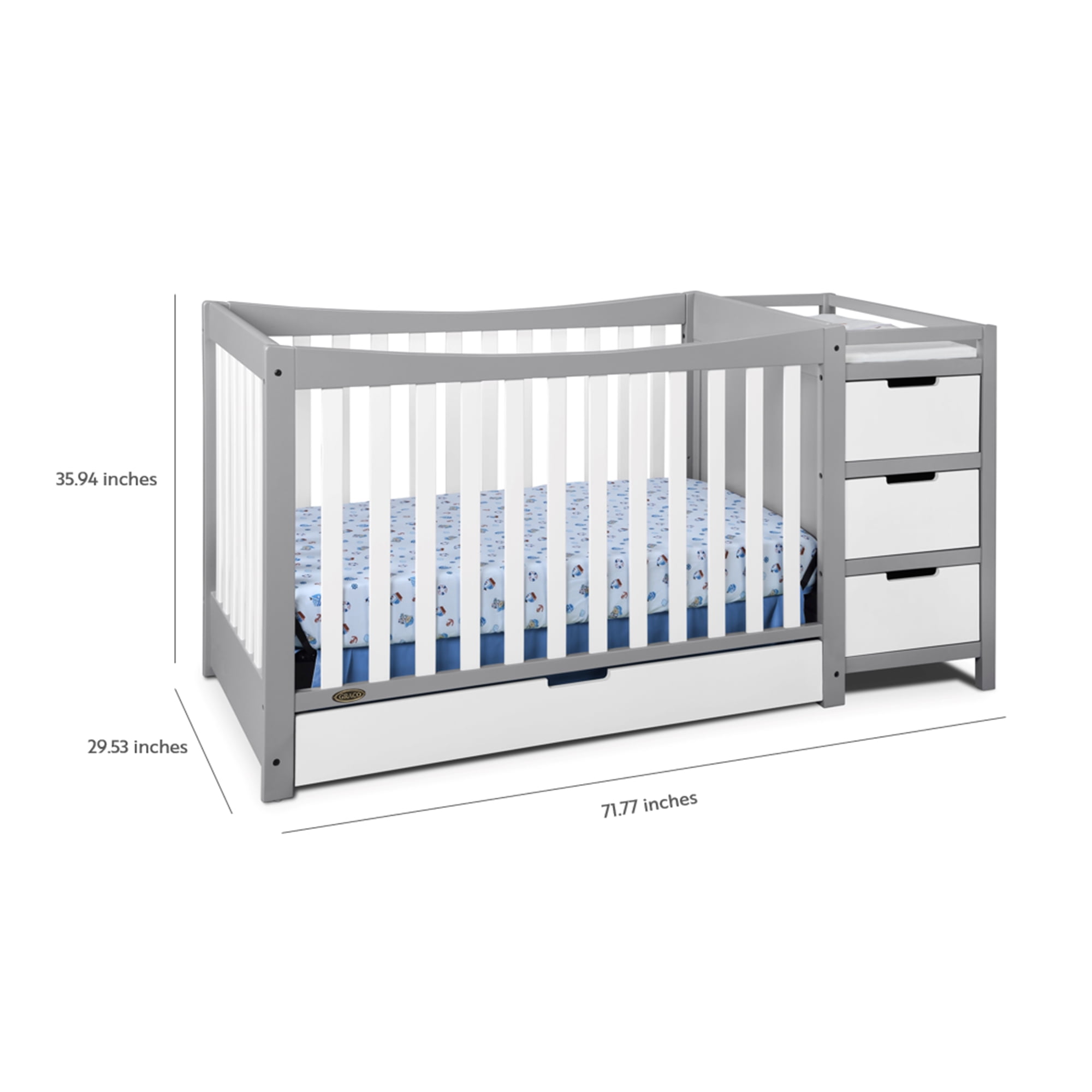 white graco crib walmart