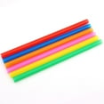 thumbnail image 5 of SNGMN Independent Disposable Plastic Straws - Flexible Colorful Straws for Milkshakes, Slushies & Smoothies - 100 Pack Creative Offset Design for Parties & Cafes, 5 of 9