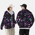 thumbnail image 4 of Balery Colorful Guitar Sudadera ligera de manga larga con capucha y protección solar UPF 50+ para hombre y mujer, ideal para pesca y running-3X-Large, 4 of 7