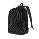 thumbnail image 1 of Easygdp Abstract Black And White Waves Mochila de Lona Resistente para Laptop, Compatible con Laptops de 15 a 17 pulgadas, Ideal para Escuela, Trabajo y Viajes-Small, 1 of 5