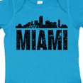thumbnail image 4 of Inktastic Miami Skyline Grunge Boys or Girls Baby Bodysuit, 4 of 5