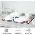 thumbnail image 6 of Dish Drying Mat for Kitchen Counter, Sailing Ships Drying Matt Kitchen Counter Super Absorbent Dish Drainer Mat Coffee Mat Fast Drying Mat,18x24 Inch, 6 of 6