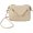 Khaki, variant on Women Mini Pleated PU Leather Envelope Flap Handbag Clutch Long Strap Cross-body Bag