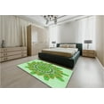 thumbnail image 4 of Ahgly Company Indoor Rectangle Patterned Dragon Green Area Rugs, 7' x 9', 4 of 6