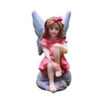 thumbnail image 2 of Garden Figurines Miniature Resin Fairies Statues Ornaments for Garden Terrarium Pot Yard Decor Indoor Outdoor Home Party Gift Fairy Garden Decor, 2 of 7