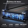 thumbnail image 3 of FED FITNESS 15% Auto Incline Treadmill Bluetooth Compatible, 400lbs Weight Capacity,4 HP Peak Motor,60.2" x 20.1" Running Belt, 3 of 7