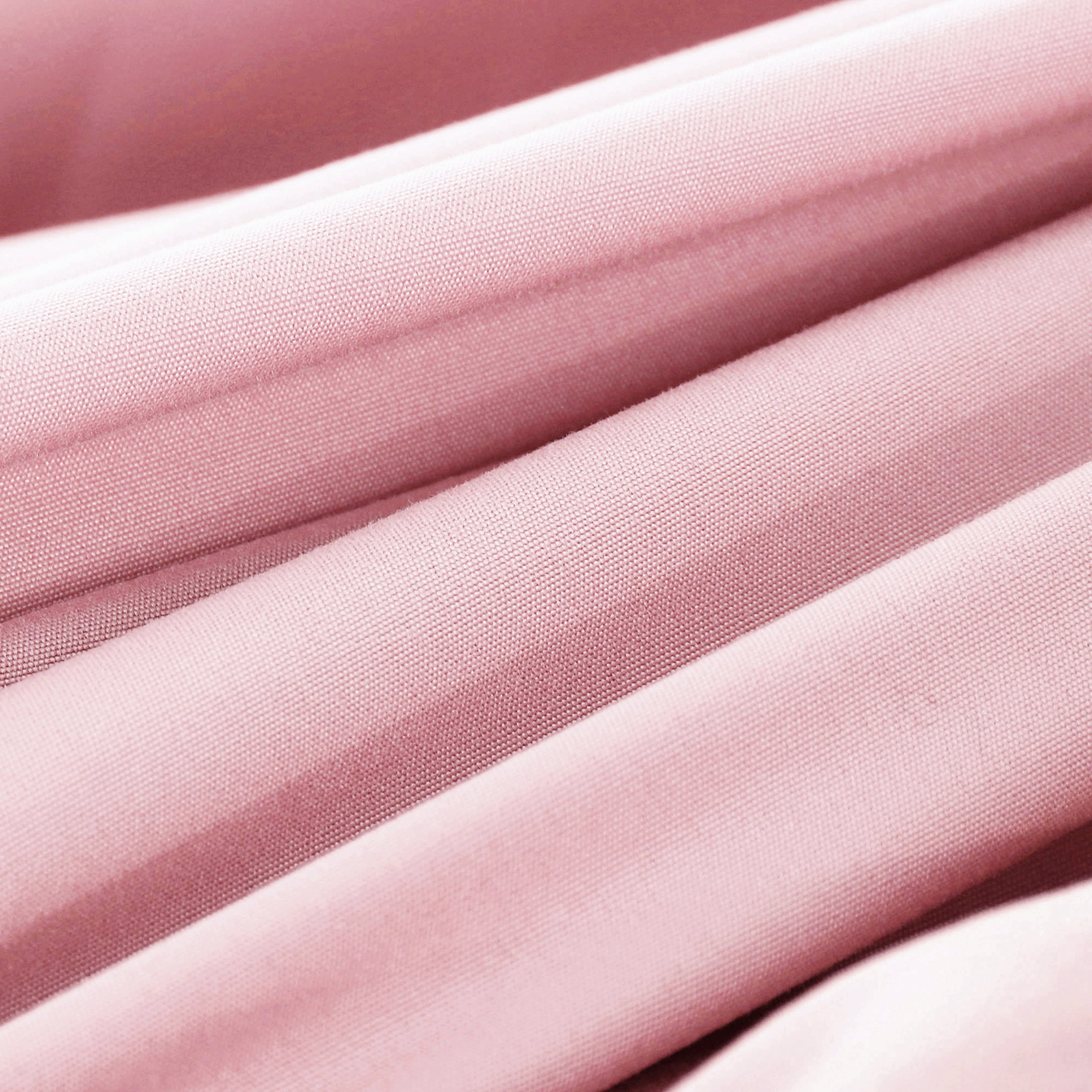 Unique Bargains Elastic Dust Ruffled Bed Skirt with 15" Drop Queen Light Pink