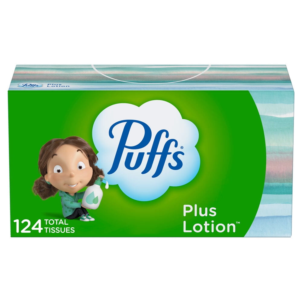 Puffs  ultra soft 10 box  lot 124 2-play facial tissues per box 