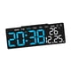 thumbnail image 5 of Reloj despertador digital LED Reloj digital Reloj de escritorio eléctrico Multifuncional para Concha negra, 5 of 9