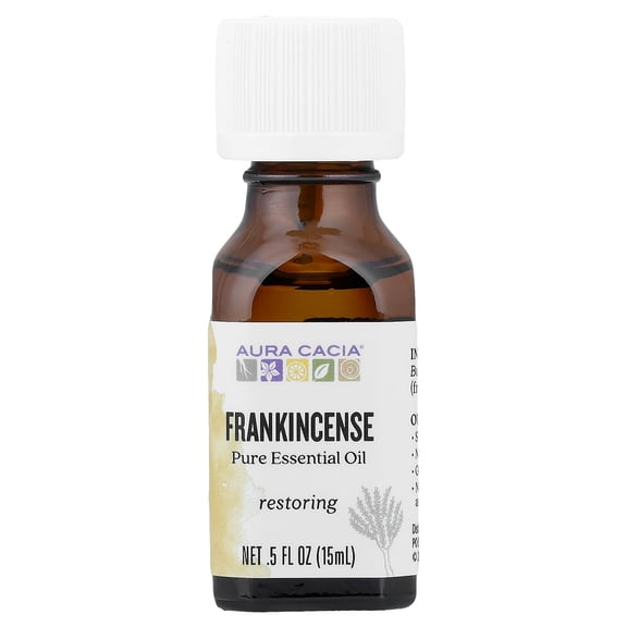Aura Cacia Frankincense Pure Essential Oil 0.5 fl oz Liq