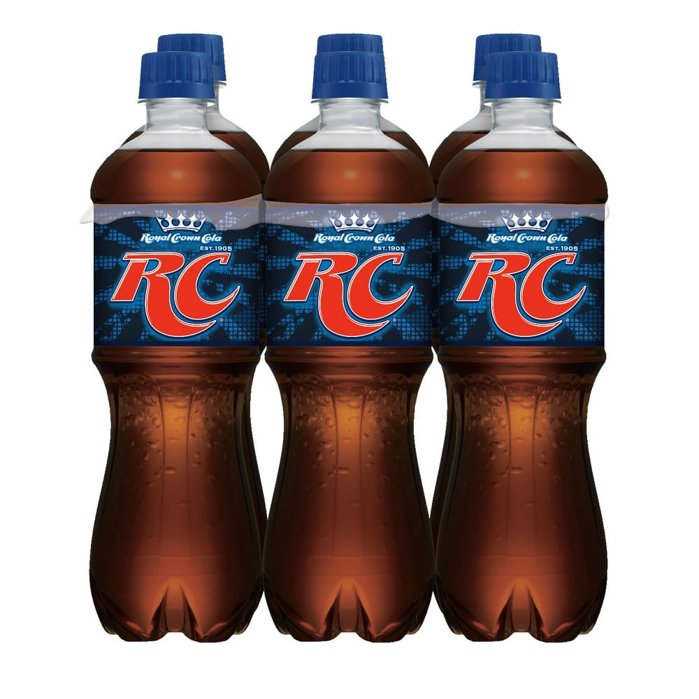RC Cola Soda, .5 L bottles, 6 pack