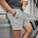 thumbnail image 1 of WILLBEST Pantalones Cortos Waffler de Color Liso para Hombre, Deportivos y Casuales, de 3 Puntos, 1 of 4