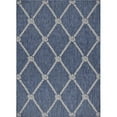 thumbnail image 1 of LR Resources SEADE81875AWT7695 Nautical Knot Indoor Outdoor Rectangle Area Rug, 1 of 1