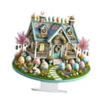 thumbnail image 4 of yuksok 2D Acrylic Sign Creative Easter Ornament for Displaying Theme Party Birthday House, 4 of 9