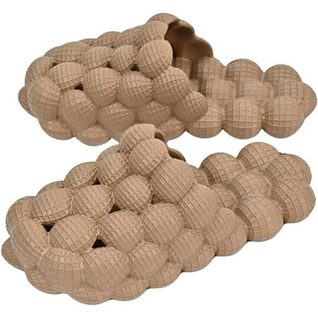 

PIKADINGNIS Unisex Massage Bubble Slides Non-Slip Novelty Tie Dye Beach Slides Bath Shower Slippers Indoor Outdoor