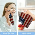 thumbnail image 7 of Old Painted American Flag Washcloth 12x12in Set, 6 Pack Absorbent Cotton Towel Square Kitchen Dishes Towels, Soft Cleaning Face Hand Towel Fast Drying Wash cloth, 7 of 7