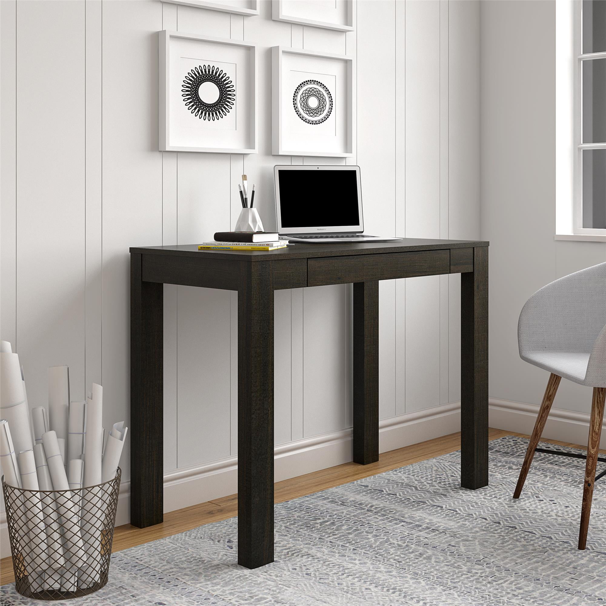 Mainstays Parsons Office Living Room Desk, Espresso Finish - 2