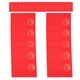 thumbnail image 4 of KAKOWELY 30 piezas de papel Xuan rojo en blanco para pareados, papel de seda para caligrafía china, 4 of 4