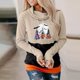 thumbnail image 2 of Fashin Mujeres Halloween Impreso Fiesta Manga Larga Sudadera Con Capucha Tops Blusa Pompotops gfhjh6212, 2 of 5