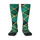 thumbnail image 1 of Fotbe Green Mosaic Glass Calcetas Divertidas Estampadas para Hombre y Mujer, Calcetas de Algodón hasta la Rodilla para Caminar, Correr, Enfermería y Embarazo, 1 of 6