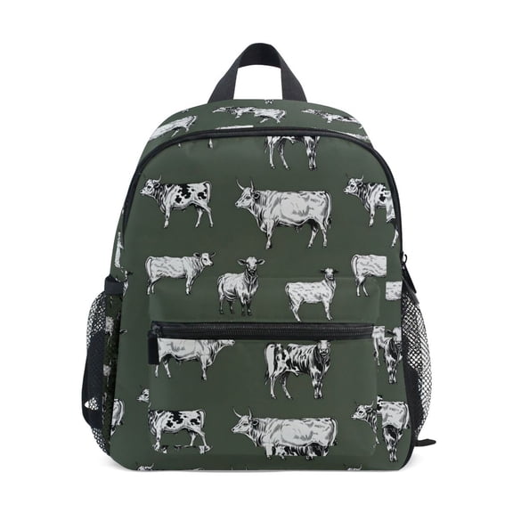 ALAZA Vintage Cows School Backpack Small Bookbag Mini Bags