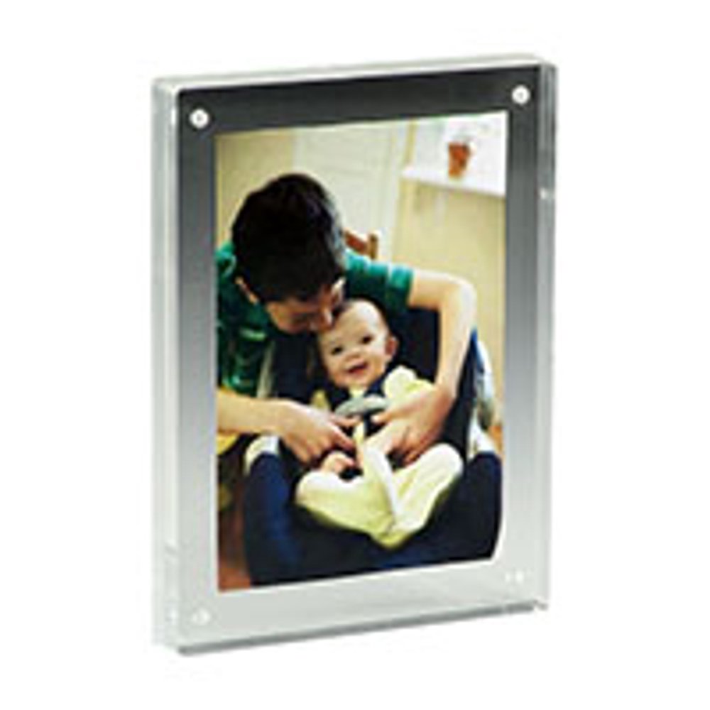 Set of 2, Clear Box Frames with Enclosures for 5x7 Prints, for