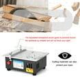 thumbnail image 4 of Mini Table Saw 96W 7 Speeds Adjustable Power Supply Desktop Electric Saw Cutter, 4 of 7