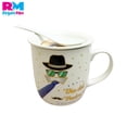 thumbnail image 3 of Taza Cerámica Feliz Día del Padre Cuchara y Tapa Caja Regalo cafe SOMBRERO, 3 of 6