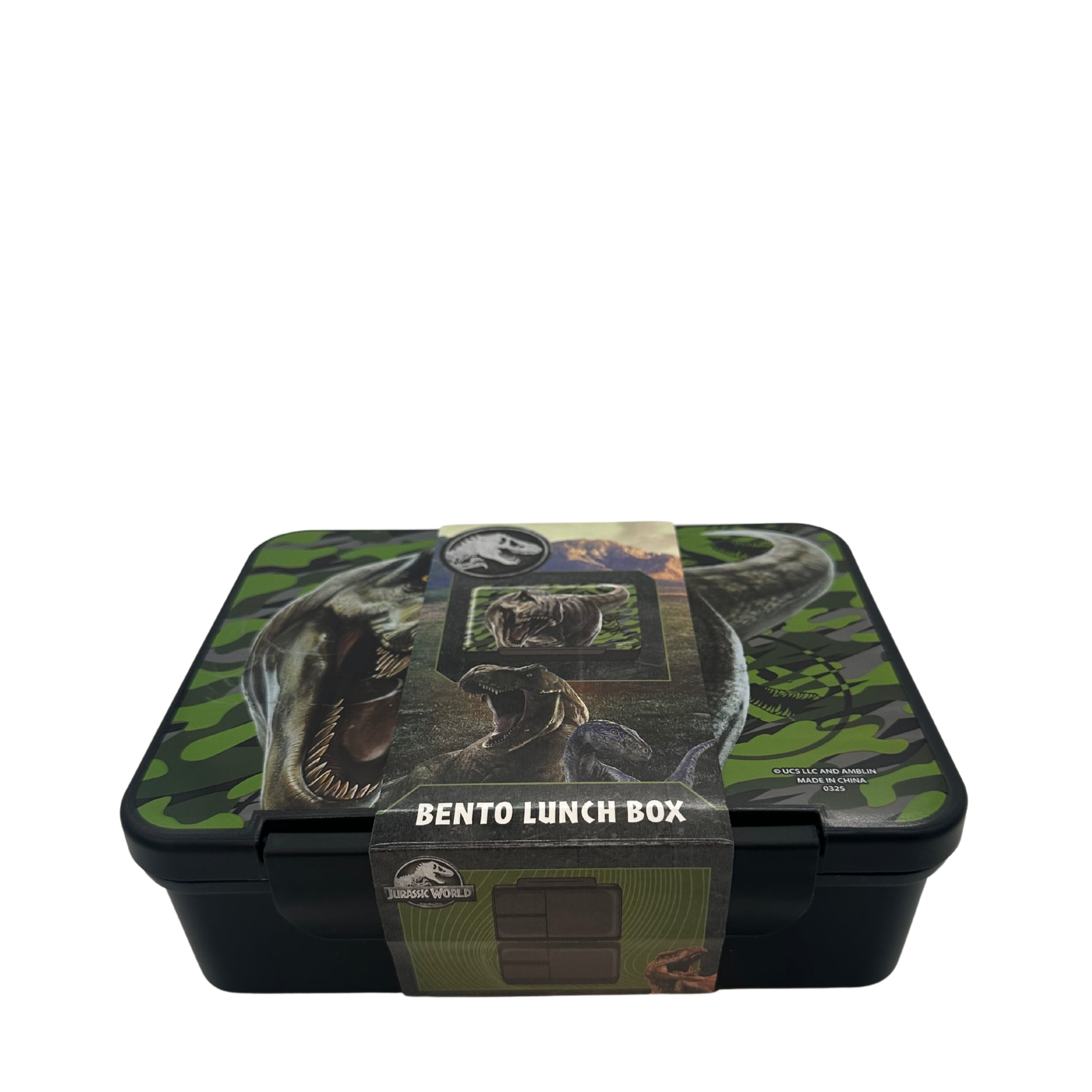 Universal Jurassic Park Child's Reusable Silicone Bento Lunch Box