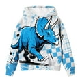 thumbnail image 6 of Byoo Kids Boys & Girlstie Dyed Dinosaur Hoodie Long Sleeve Hooded Sweatshirt Pullover Top, 6 of 6
