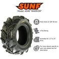 thumbnail image 2 of SunF ATV/UTV All Terrain Mud Quad Tire 26x11-12 26x11x12 6 PR Tubeless A048 (Single), 2 of 9