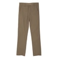 thumbnail image 6 of Blekii Men's Casual Chino Pants, Solid Color Workwear Style Trousers, Loose Straight Leg Comfort Fit, Cotton Fabric for Summer, Versatile Bottoms for Smart Casual Office Or Weekend Wear Coffee, 6 of 6