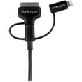 thumbnail image 5 of StarTech.com Lightning or 30-Pin Dock or Micro-USB to USB Cable - 1m (3ft), Black, 5 of 6