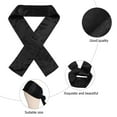 thumbnail image 3 of Minkissy 2Pcs Satin Wig Grip Band Wrap Black Non Hair Wraps for Indoor and Outdoor Wear, 3 of 8