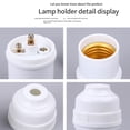 thumbnail image 3 of Advancent Base de lámpara 10X, portalámparas, toma de luz, accesorios para el hogar, multipropósito, resistencia a altas temperaturas, Iluminación novedosa, 3 of 6