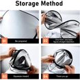 thumbnail image 4 of 6PCS Reflective Car Windshield Sunshade Kit, Silver Coated Sunproof Protection Heat Shield, Side Window Privacy Cover for Baby Camping Napping, Keep Cool Most Cars (Silver) -, 4 of 6