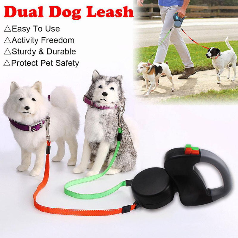 Dog Walking Leash for Small & Large Dogs and Cats as Pets#170708CA-Orange-10FT Pet Traction Rope Nachvorn Reflective 16ft/10ft Retractable Dog Leash