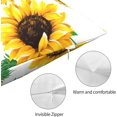thumbnail image 5 of Yellow Sunflower Throw Pillow Case Square Sofa Cushion Cover Home Decorative Armchair Bedroom Livingroom Standard Pillowcase 18 X 18 Inch, 5 of 6
