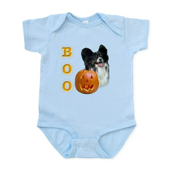 CafePress - Papillon Boo Infant Bodysuit - Baby Light Bodysuit, Size Newborn - 24 Months