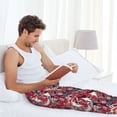 thumbnail image 7 of Mens Pajama Pants, Rooster Head Soft Sleep & Lounge Pants for Men, Cuteness Casual PJ Bottoms Pants with Pockets, 7 of 7