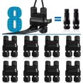 thumbnail image 1 of Conectores impermeables SUNVIE Fastlock2 para cables de bajo voltaje, 8 unidades, 1 of 6