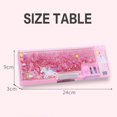 thumbnail image 5 of Double-sided Cartoon Pencil Case Multifunction Stationery Organizer Box Pen Holder Makeup Brushes Organizers Elk, 5 of 5
