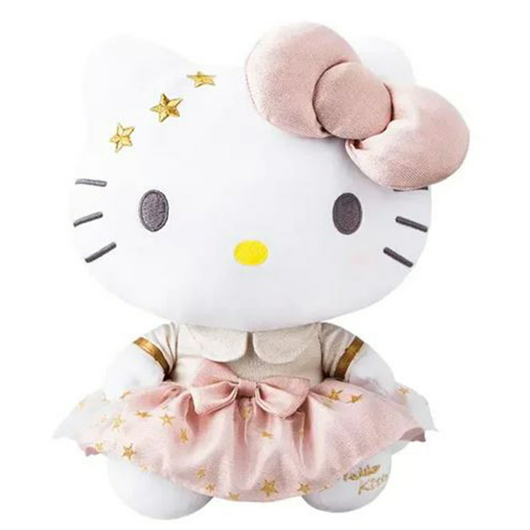 Hello Kitty Sanrio Partner 2002 Teddy Bear Pink Outfit 6 Plush Stuffed  Doll Toy