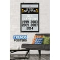 thumbnail image 2 of NBA San Antonio Spurs - Champions 17 Wall Poster, 22.375" x 34", 2 of 2