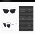 thumbnail image 2 of Womens Cat Eye Mirror Flat Lens Gold Frame Fashion Sunglasses, 2 of 3